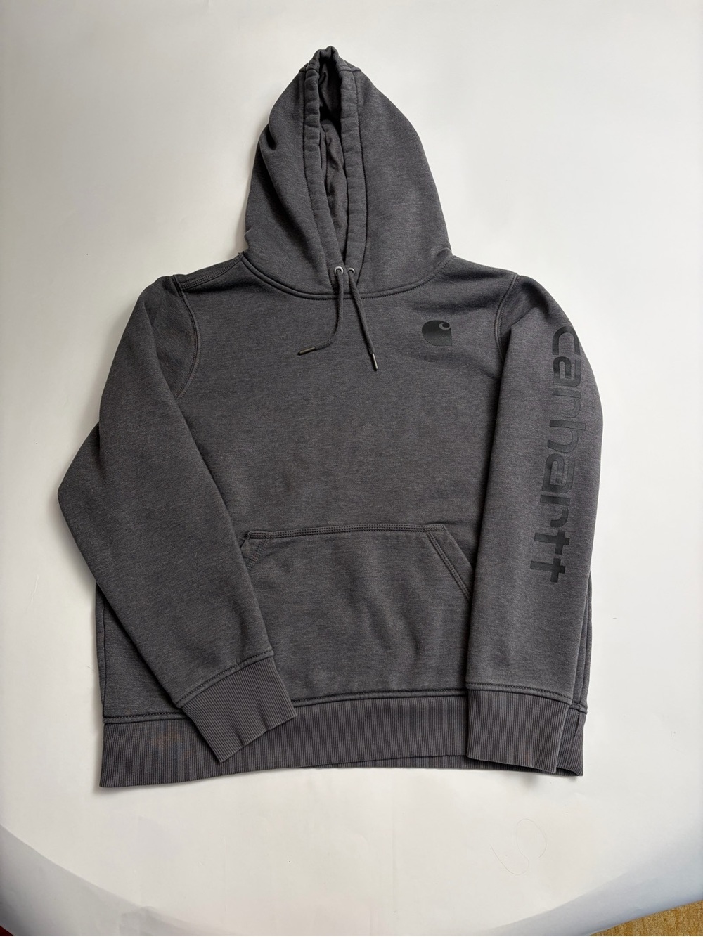 Carhartt Dark Gray Logo Hoodie